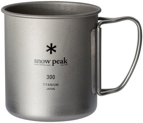 Snow Peak Single Wall Titanium Mug 單層鈦杯 300ml